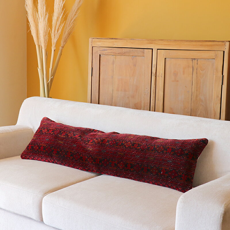 ��15%OFF�����ݥ��оݡۥӥ�ơ����饰 ���å���󥫥С� 118x33cm ���󥰥ԥ��� Lumbar Pillow �ӥꥸ�å�