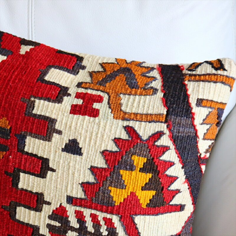 【15%OFFクーポン対象品】オールドキリム クッションカバー 40cmサイズ カイセリ チフカナット