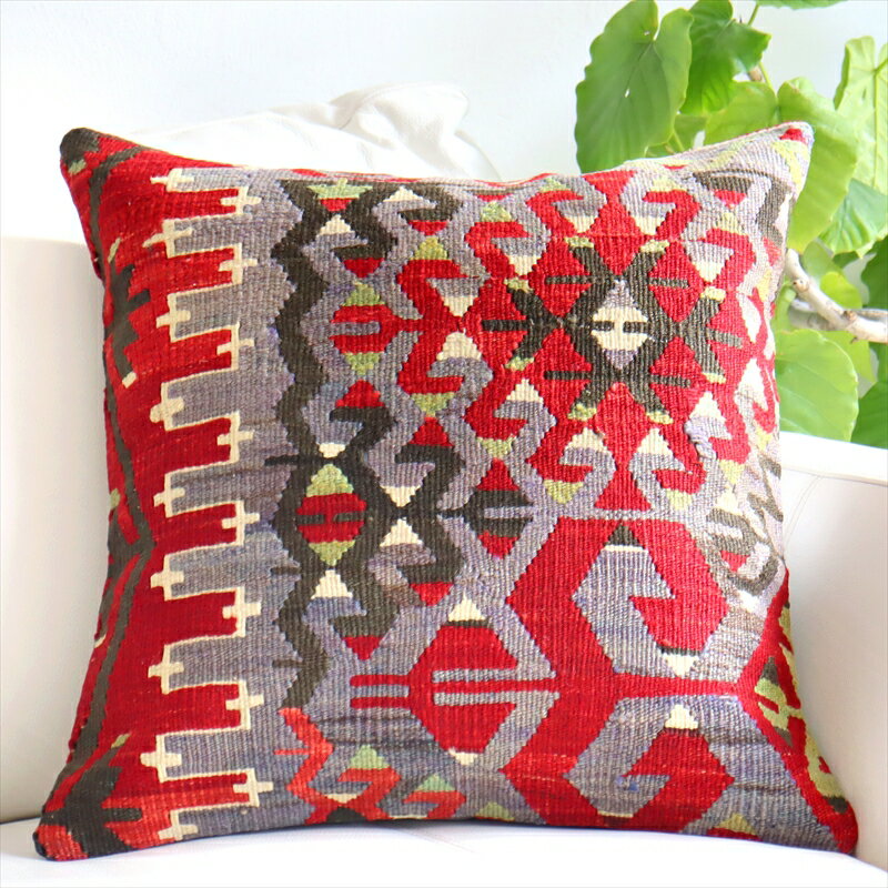 y15%OFFN[|ΏەizNbVJo[ 45cmTCY L E[ D Turkish Kilim CushionGV u[bh