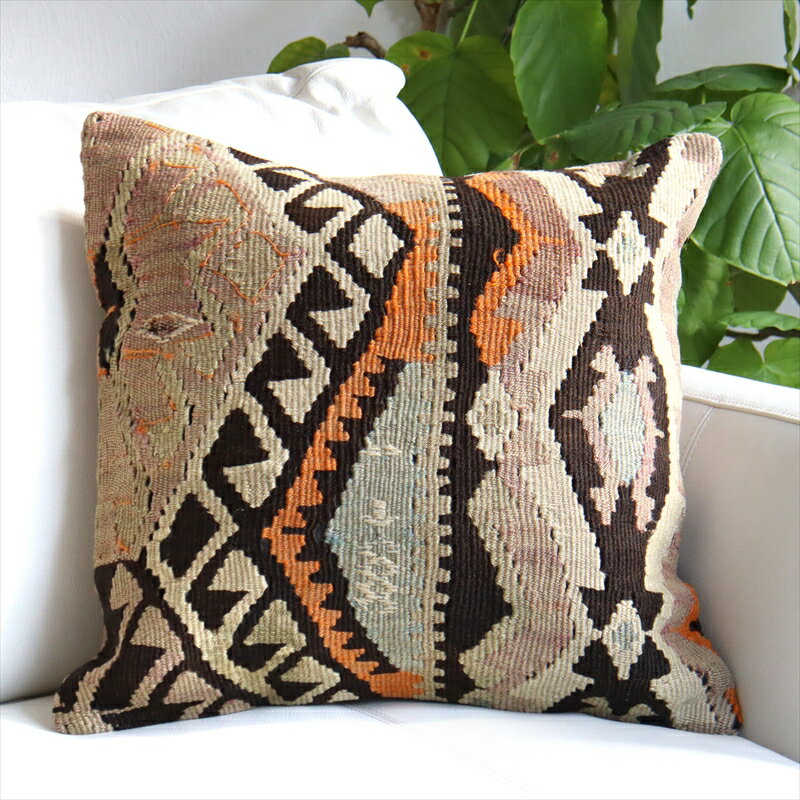 y15%OFFN[|ΏەizNbVJo[ 45cmTCY I[hL@Old Kilim Cushion JX hS̒