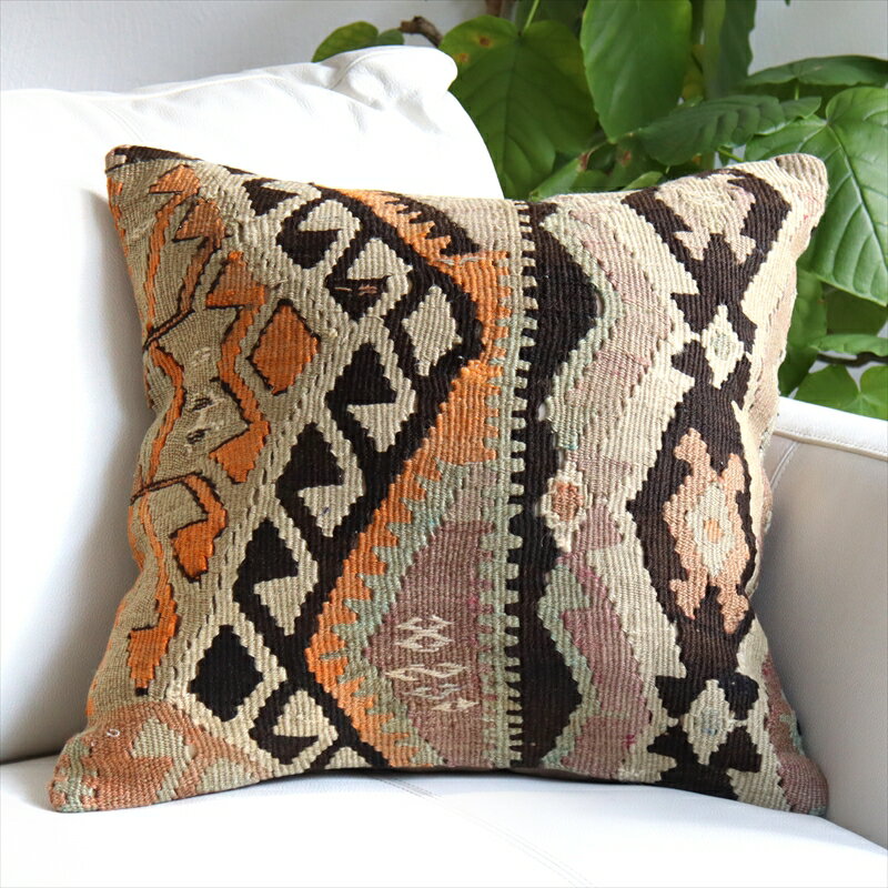 y15%OFFN[|ΏەizNbVJo[ 45cmTCY I[hL@Old Kilim Cushion JX hS̒