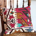 I[hL NbVJo[ ~jTCY Old Kilim Cushion 36~35cmJCZ `tJibg sNp[v