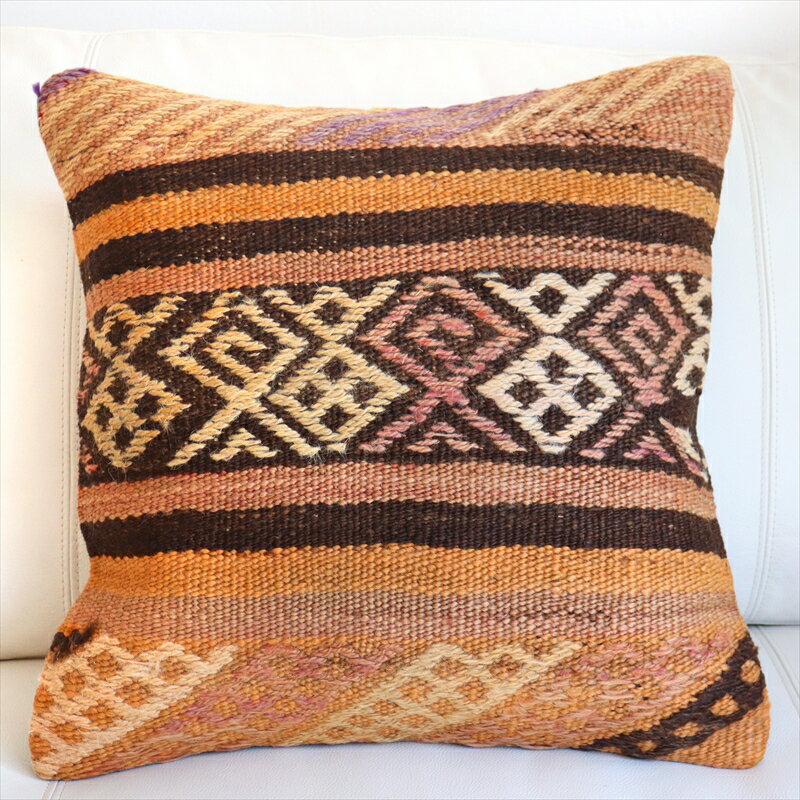 y15%OFFN[|ΏەizNbVJo[ 45~45cm L E[ Turkish Kilim Cushion }e {[_[ WW