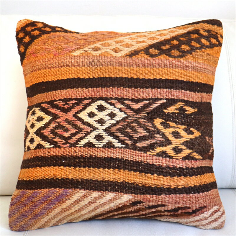 y15%OFFN[|ΏەizNbVJo[ 45~45cm L E[ Turkish Kilim Cushion }e {[_[ WW