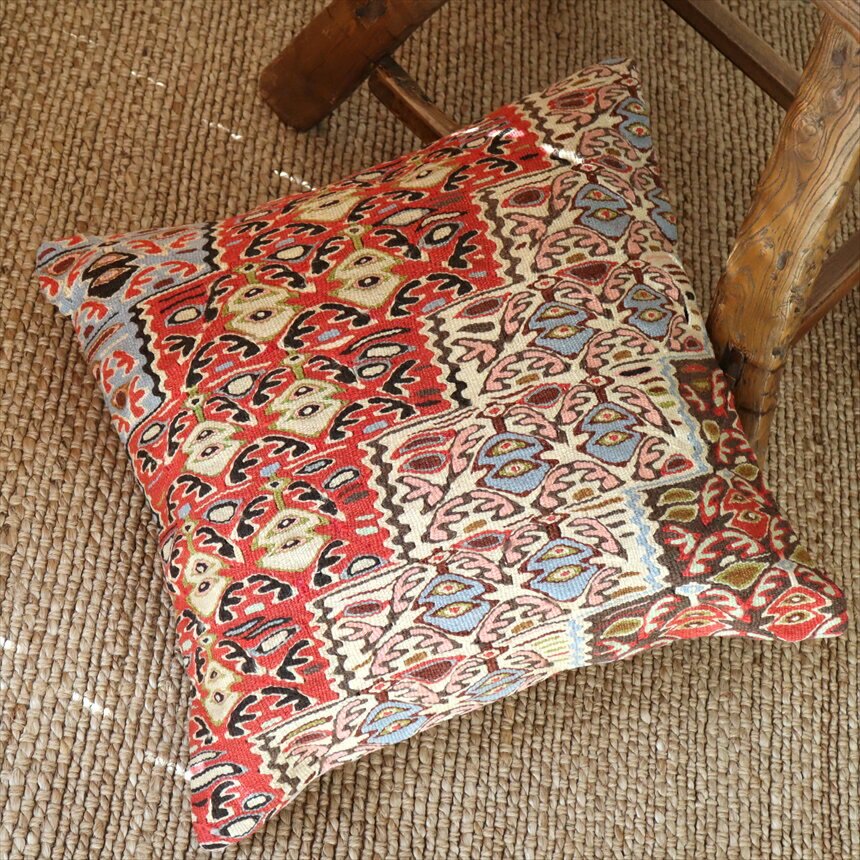 ���å���󥫥С� 50cm������ ����� ������ Turkish Kilim Cushion ���� �٤��ʥ������