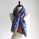 【10%OFFクーポン対象品】カンタ刺繍 シルクストール Kantha embroidery, India 184×46cm 【一点もの 現品】
