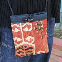 I[hL |VFbg S TCY Turkish Old Kilim Pochette Small size 20~15cm