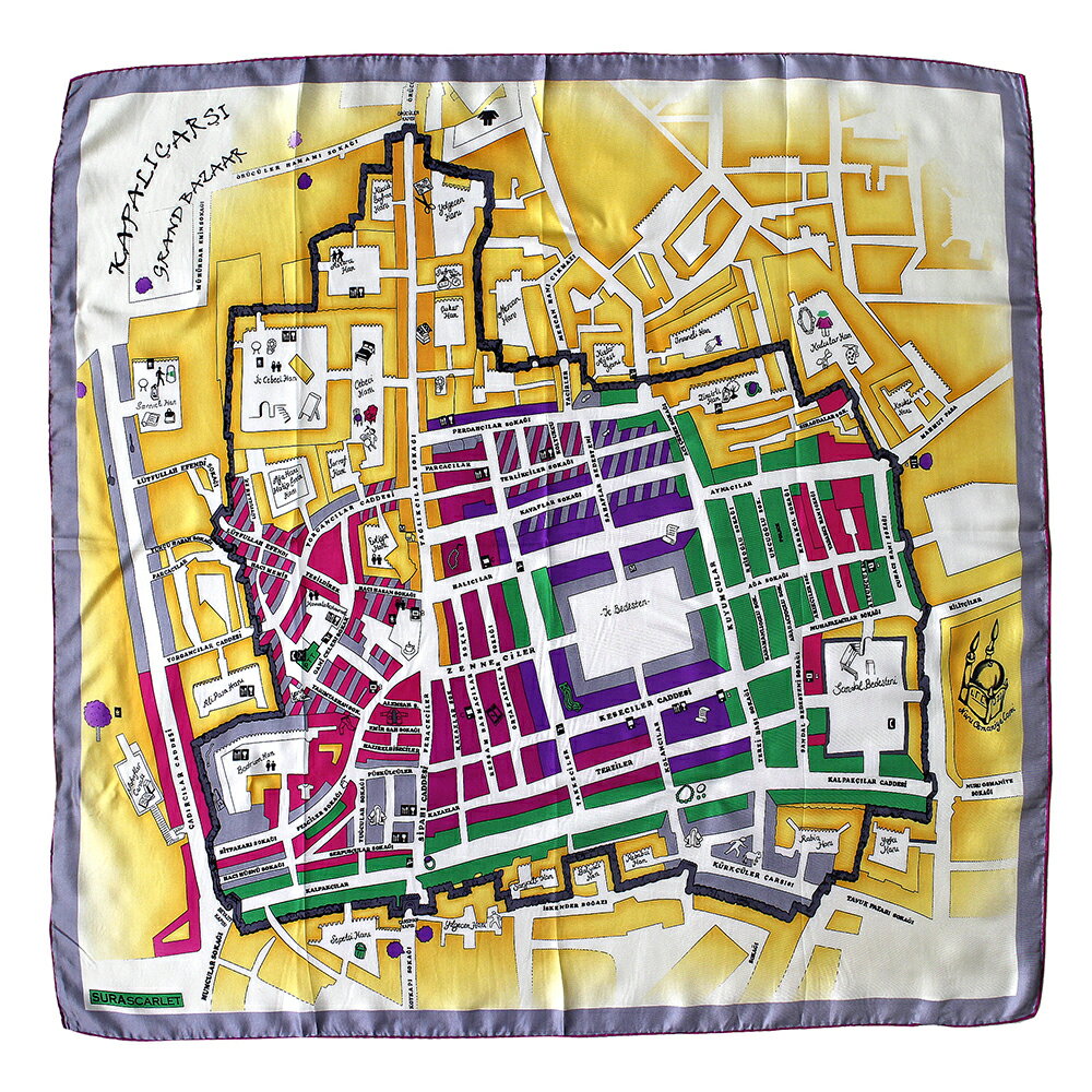 スライペック・シルクスカーフカパルチャルシュス（グランドバザール）