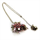 Michel's Vintage Beads Beads Pendant Romancing the Stoneヴィンテージビーズネックレス・ロマンシングストーン