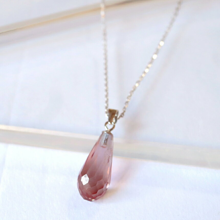 【10%OFFクーポン対象品】ズルタナイト ペンダント シルバー925 40cm チェーン付き ドロップ