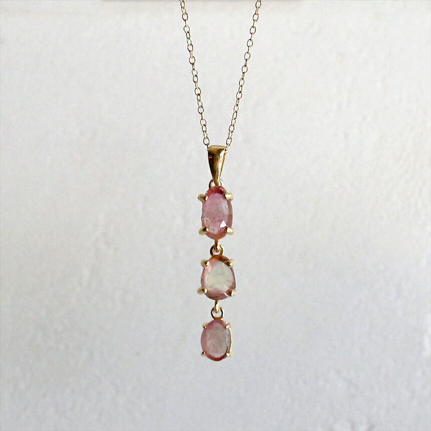 3っつのウォーターメロントルマリン...