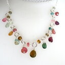 g} lbNX@}`J[Jaipur WCv[WG[ Tourmaline & Silver Necklace