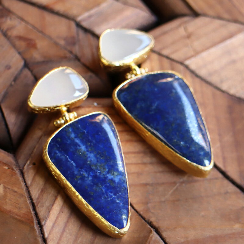 バイカラーラピスラズリトライアング...