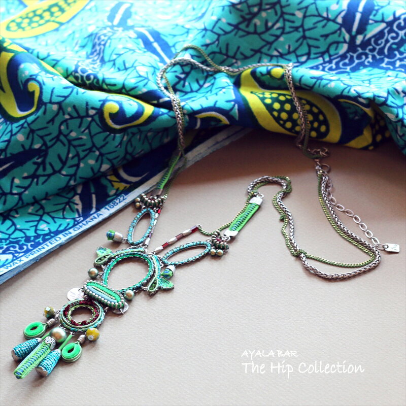 【30%OFFクーポン対象】アヤラ・バー ヒップコレクション/ネックレスCornelia コーネリア ロングネックレス 2連チェーン 丸*返品・交換・キャンセル・お取り置き不可