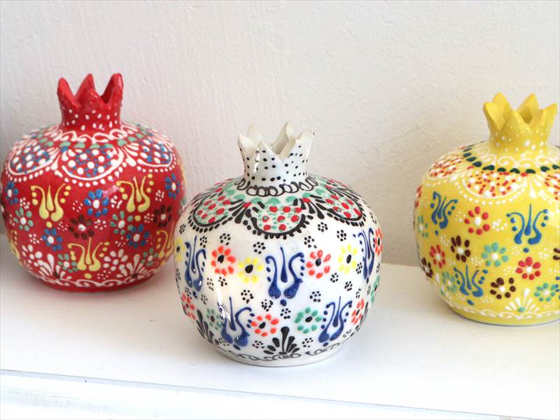 トルコ陶器 ザクロ Sサイズ