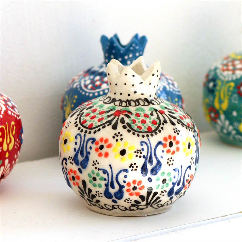 トルコ陶器 ザクロ Sサイズ