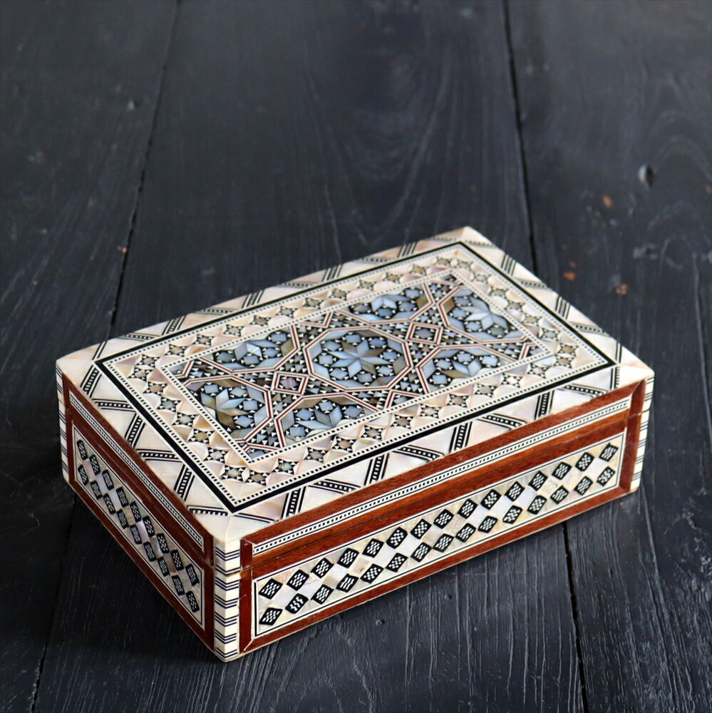 Rakuten - 【10%OFFクーポン対象】Mother of Pearl エジプト螺鈿のジュエリーボックス