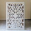 ĦѥͥĹH91W60D2cm٥ǥ꡼աۥ磻/wood carving arabesque design white