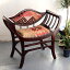 15%OFFݥоʡۥȥ륳 H71W72D37cm ɥȶ ѡʥ old kilim wood furniture armchair