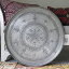 アンティーク・アナトリアの家具銅製の丸盆/直径78cm　Turkish Nomadic round tray, Moroccan tray table, Hand made