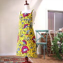 アフリカンプリント　エプロン　パーニュ/コットン100%　フリーサイズ　ユニセックス Pagne West African Fabric 2