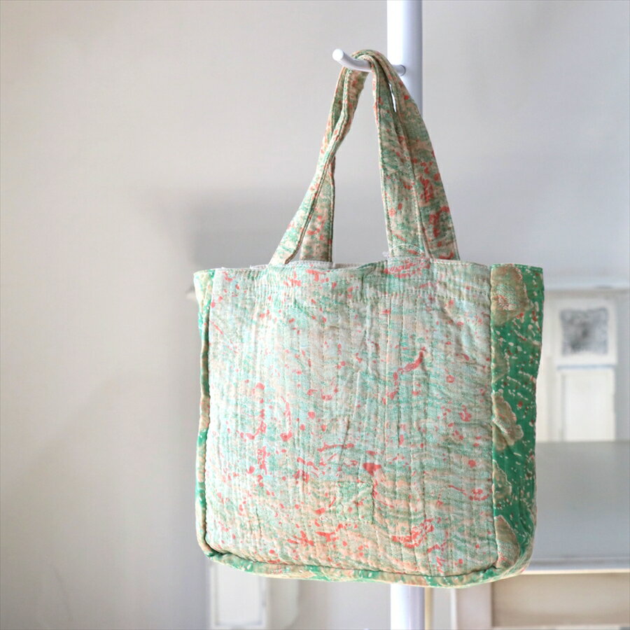 ヴィンテージカンタ　トートバッグ　現品マチ付き　一点もの　カンタ刺繍　A4サイズが入る
