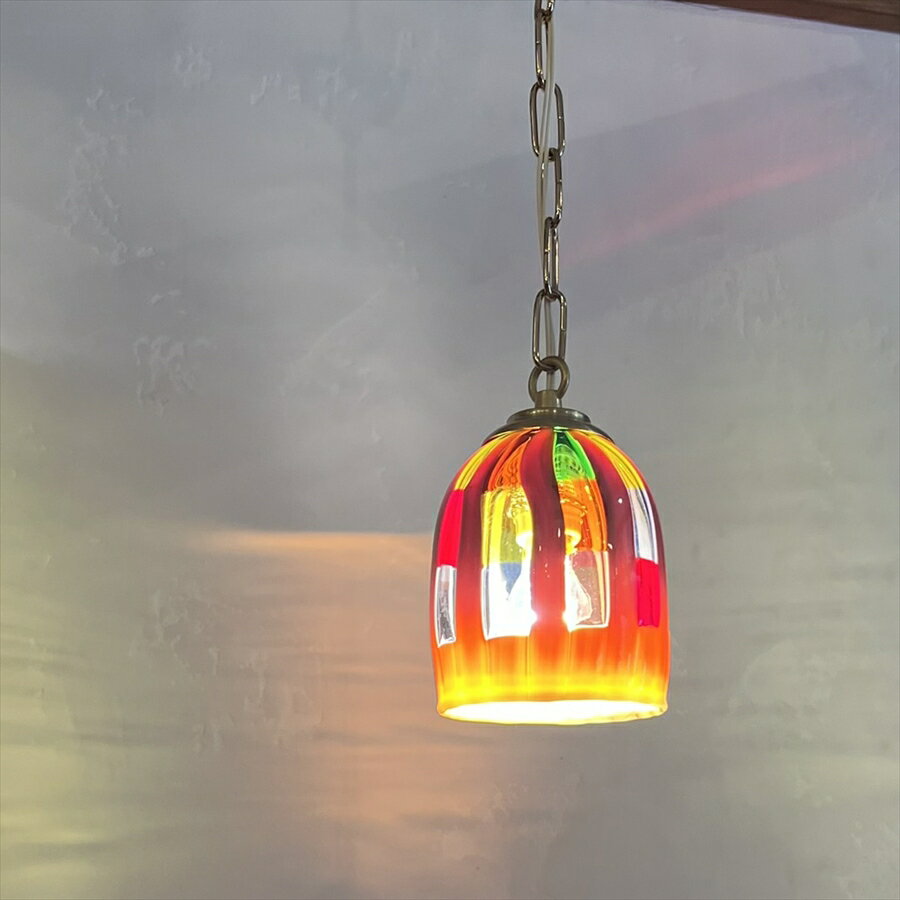 ベネチアン ガラスシェード Venetian Glass Shade φ10cm/ラッティモ/アイボリー