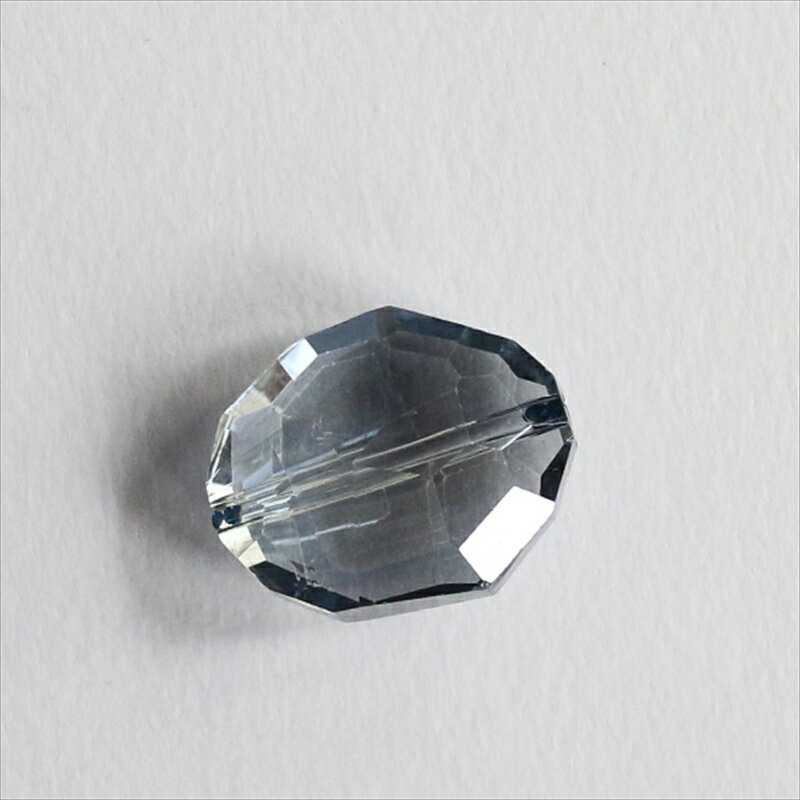 クリスタルガラス　ビーズ　スモーキーグレー OUTLET