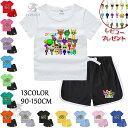 スプランキー セットアップ 半袖 Tシャツ 半ズボン Sprunki キッズ ジャージ 2点セット 可愛い ゆったり パジャマ 綿100% 夏物 シャツ 女の子 男の子 親子ペアルック 子供 親子お揃い服 春 夏 トップス 子供服 家族服 感謝祭の日 子供へのギフト 通園着 誕生日 新作 13色