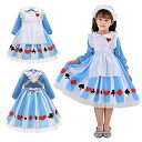 【期間限定★300円クーポン】 ハロウィン 子供 衣装 コスチューム 女の子 キッズ ドレス アリス 仮装 女の子 ジュニア かわいい 可愛い コスチューム キ...