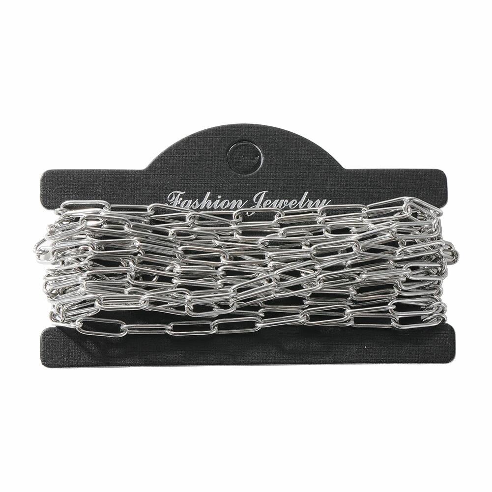 ステンレス 丸十字チェーン 4×12mm 長さ3m DIY 工作用 金具