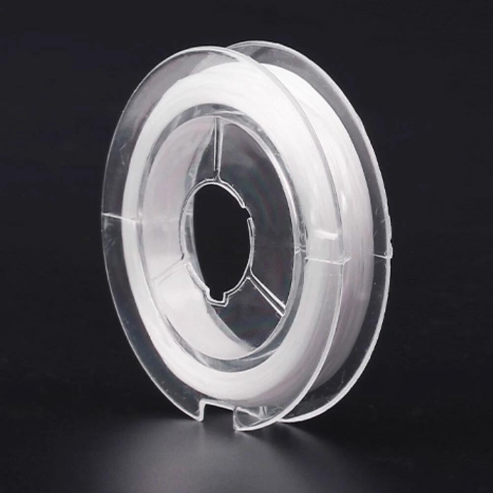 乐天商城 - ポリウレタン　水晶の線 無色透明オペロンゴム　ブレスレットの制作に 天然石 パワーストーン 伸縮性あり　0.8~1.0mm　約10m