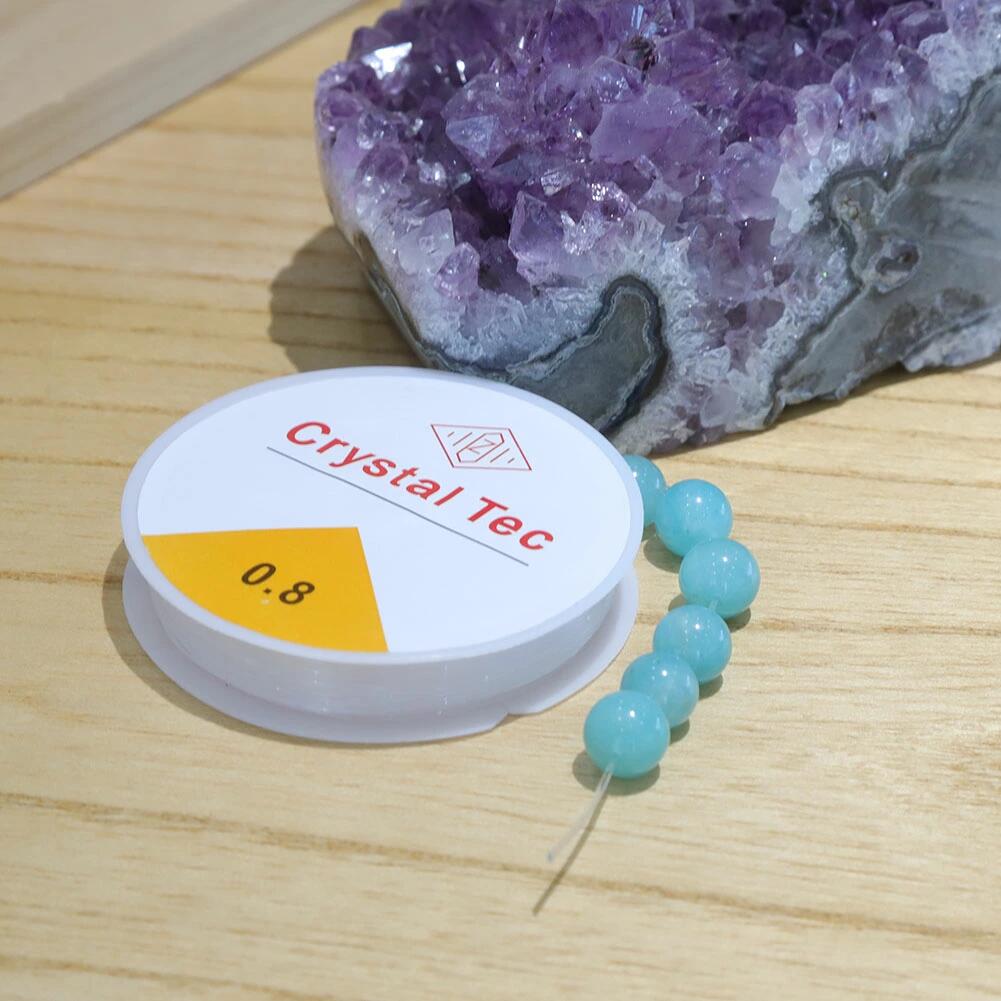 乐天商城 - TPU無色透明オペロンゴム　天然石 パワーストーン 伸縮性あり 水晶の線 ブレスレットの制作に 　0.8mm約5m