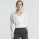 ヨガウェア レディース トップス ホットヨガ ピラティス ダンス ジム ランニング スポーツウェア 体型カバー 長袖 Tシャツ スポーツシャツ フィットネス お...