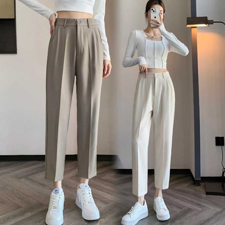カジュアル オフィス ボトムス オフィ パンツ レディース 大きいサイズ ウエストゴム ズボン 春秋 きれいめ スラックス オフィス