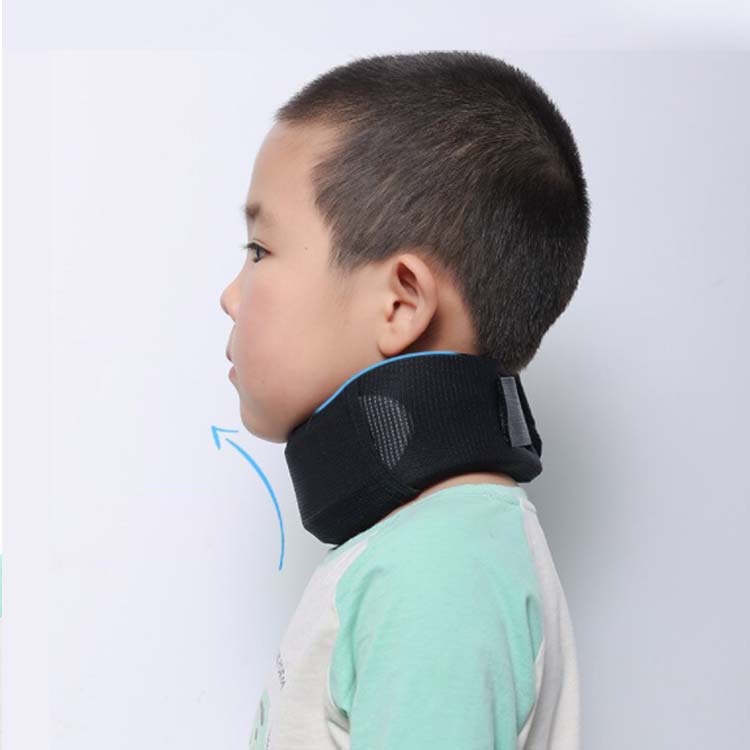 キミアイ商事のゲーム 通気性 背骨 矯 背筋 子供 ネックサポーター 男の子 姿勢 サポーター グッズ スマホ ストレートネック サポーター キッズ｜アングル2