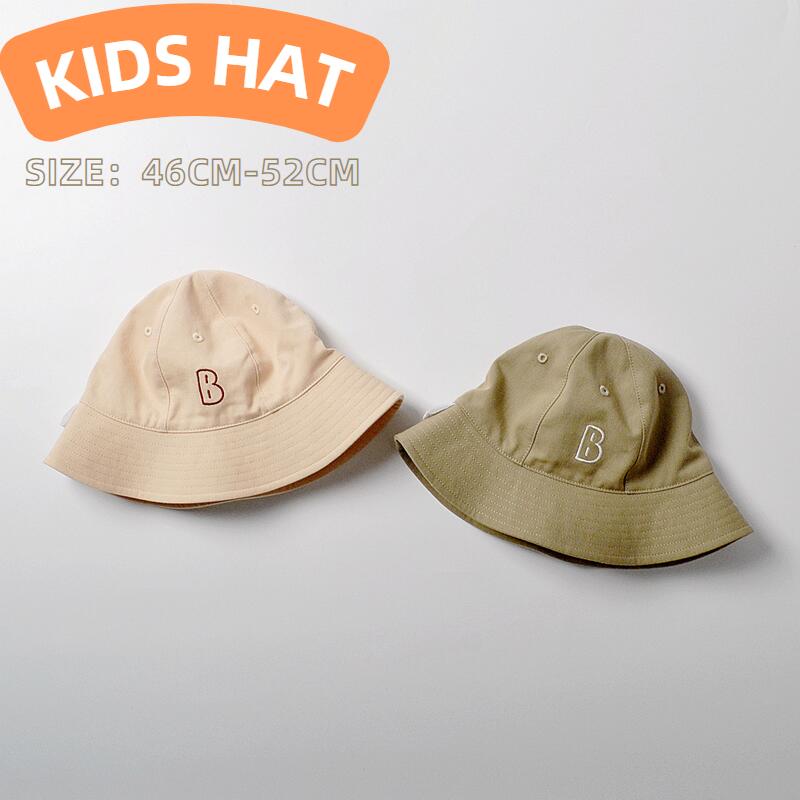 Rakuten - 子供用 柔らか コットン100％ バケットハット お肌に優しい 幼児 子ども ハット 帽子 綿 ベビーハット 赤ちゃん サンハ キッズ用