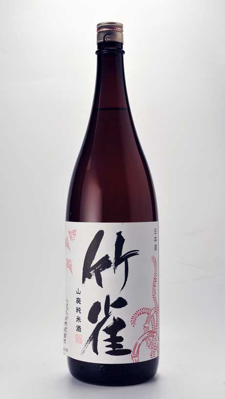 竹雀 山廃純米火入れ 1800ml 大塚酒造