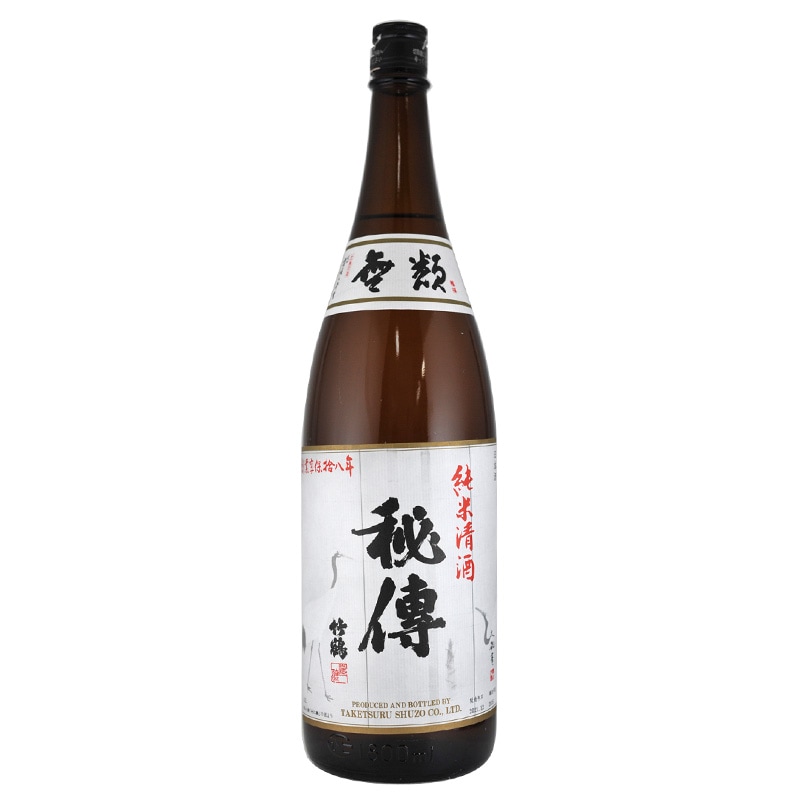 竹鶴 純米　秘傳(ひでん) 1800ml　竹鶴酒造 日本酒 広島県