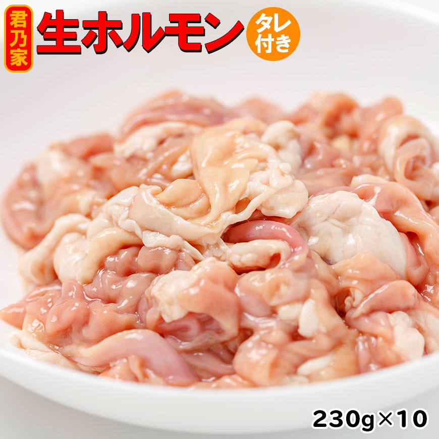 豚生ホルモン2.3kg（230g×10パックセ