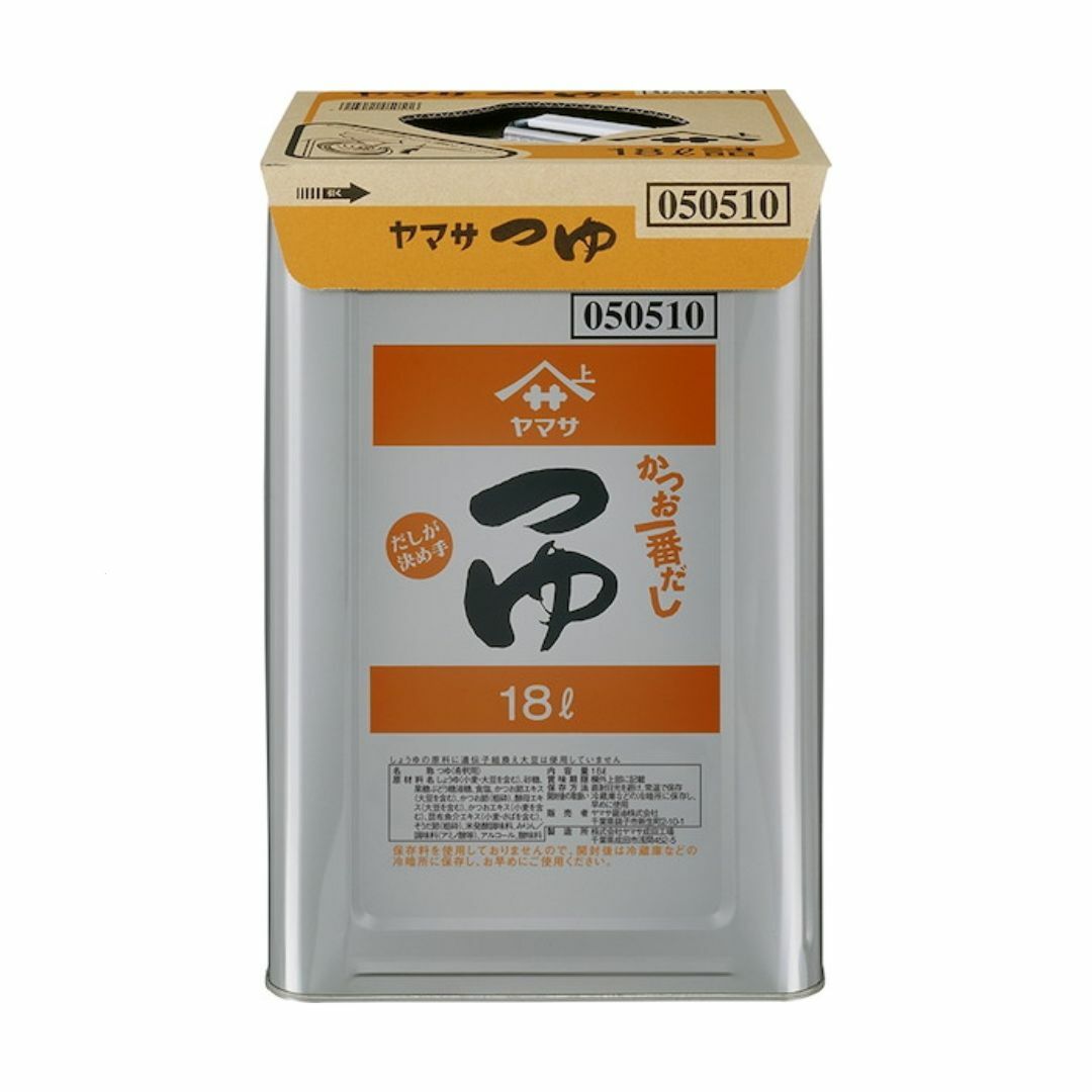 ヤマサ　つゆ　18L 一斗缶　そば　つゆ　たれ　業務用　食品　調味料　送料無料 1