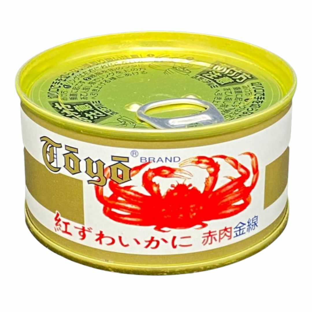 トーヨー　紅ズワイガニ　赤肉金線　135g×24缶　缶詰　...