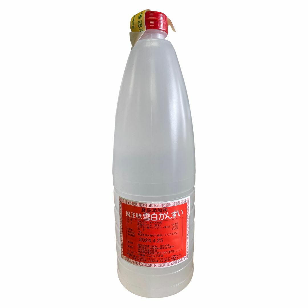 富士商会 雪白　かんすい 1.8L　ボーメ35度　かんすい液　業務用　食品　調味料　送料無料