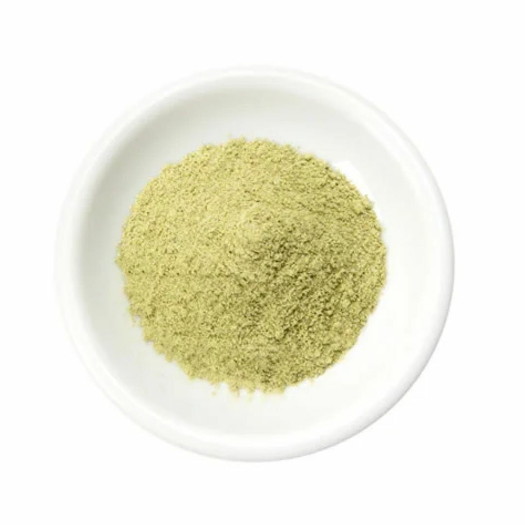 キミサラフーズのカネク 粉わさび グリーン 1kg わさび 胡椒 こしょう 業務用 食品 調味料 送料無料｜アングル2