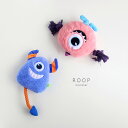 ROOP ループ モンスター S(犬 おもちゃ かわいい 小型犬 犬用おもちゃ ドッグトイ 犬用トイ 音が鳴る ぬいぐるみ 犬のおもちゃ トイ ユニーク 玩具 ...