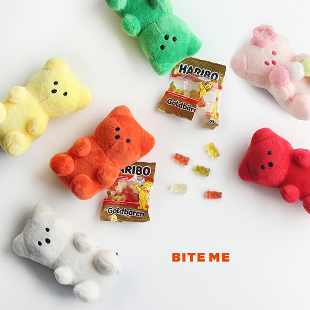 BITE ME バイトミー ジェリーベア グミトイ(正規品 犬 おもちゃ ぬいぐるみ 小型犬 犬用おもちゃ 犬用 ..