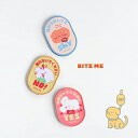 BITE ME バイトミー お散歩メッセージワッペン(日本限定 犬 いぬ 犬散歩用グッズ お散歩グッズ アクセサリー 安全対策 お散歩 お出かけ かわいい 散歩...