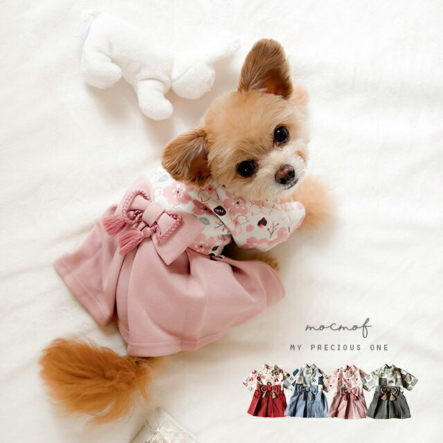 mocmof pet モクモフ ペット 犬用袴 622-650007(犬 和装 着物 袴 小型犬 男の子 女の子 かわいい 犬服 ..