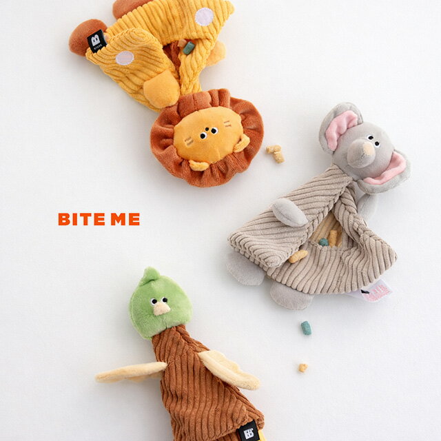 BITE ME バイトミー カシャカシャ ポケットマントおもちゃ(犬 おもちゃ ノーズワーク ぬいぐるみ 小型犬 音が鳴る 犬用おもちゃ かわいい おしゃれ 音...