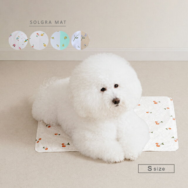 Rakuten - SOLGRA ソルグラ ひんやり保冷マット(犬 クールマット 犬用 ひんやりマット 冷感 ベッド 夏 ペットマット リバーシブル かわいい 柄 ジェルマット 暑さ対策 お出かけマット 涼しい ペット用品 犬用品 外出)